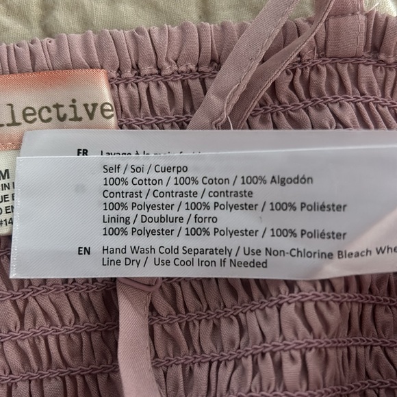 BOG Collective Boho Mauve Crochet Crop Top Bralette NWT Size Medium - Picture 7 of 7